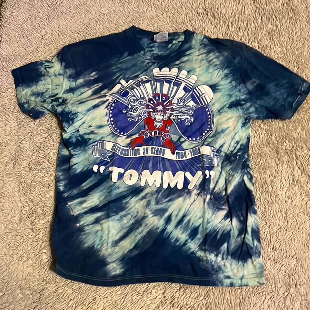 The Who 1989 Tour Tie Dye Shirt XL